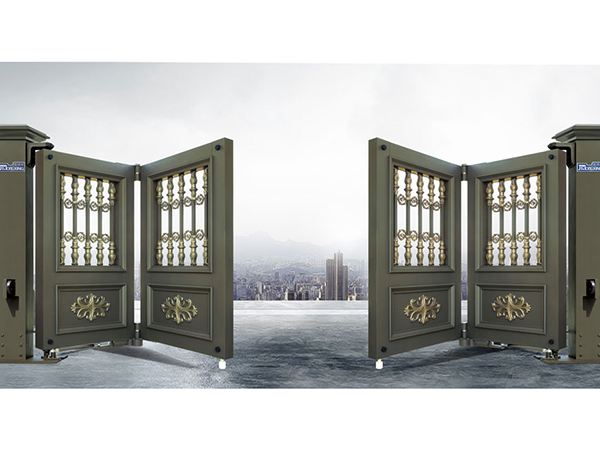 智能悬折门938-B4（深咖）