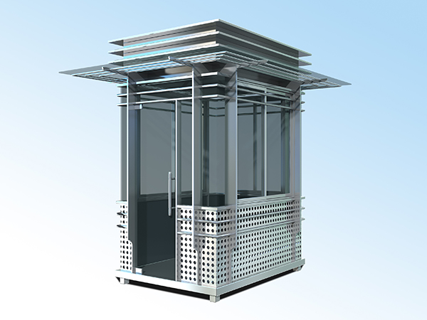 1.5x2.0x2.5不锈钢冲孔板岗亭