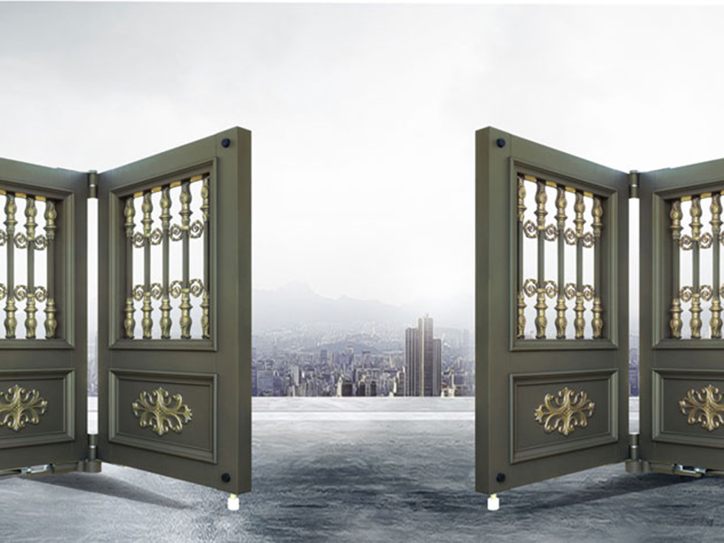 智能悬折门938-B4（深咖）