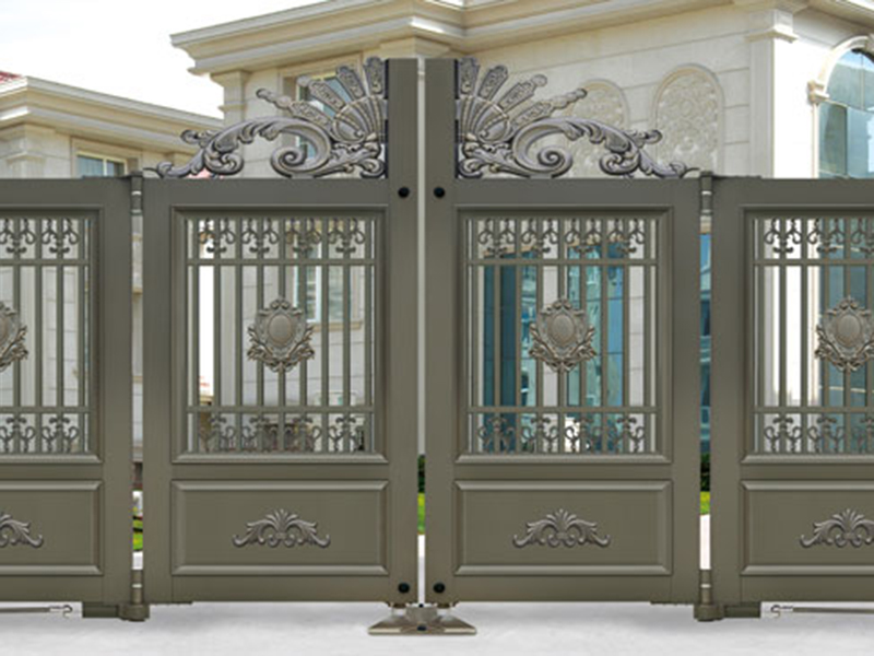 智能悬折门938-B7（深咖）